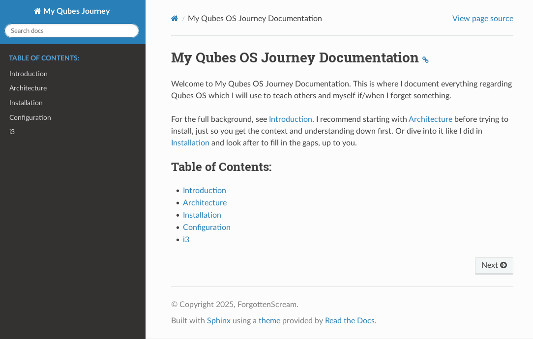 Screenshot of My Qubes Journey